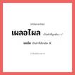 เผลอไผล หรือ เผอไผ เขียนยังไง? คำไหนเขียนถูก?, คำในภาษาไทยที่มักเขียนผิด เผลอไผล คำที่ผิด ❌ เผอไผ