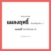 แผลงฤทธิ์ หรือ แผงฤทธิ์ เขียนยังไง? คำไหนเขียนถูก?, คำในภาษาไทยที่มักเขียนผิด แผลงฤทธิ์ คำที่ผิด ❌ แผงฤทธิ์